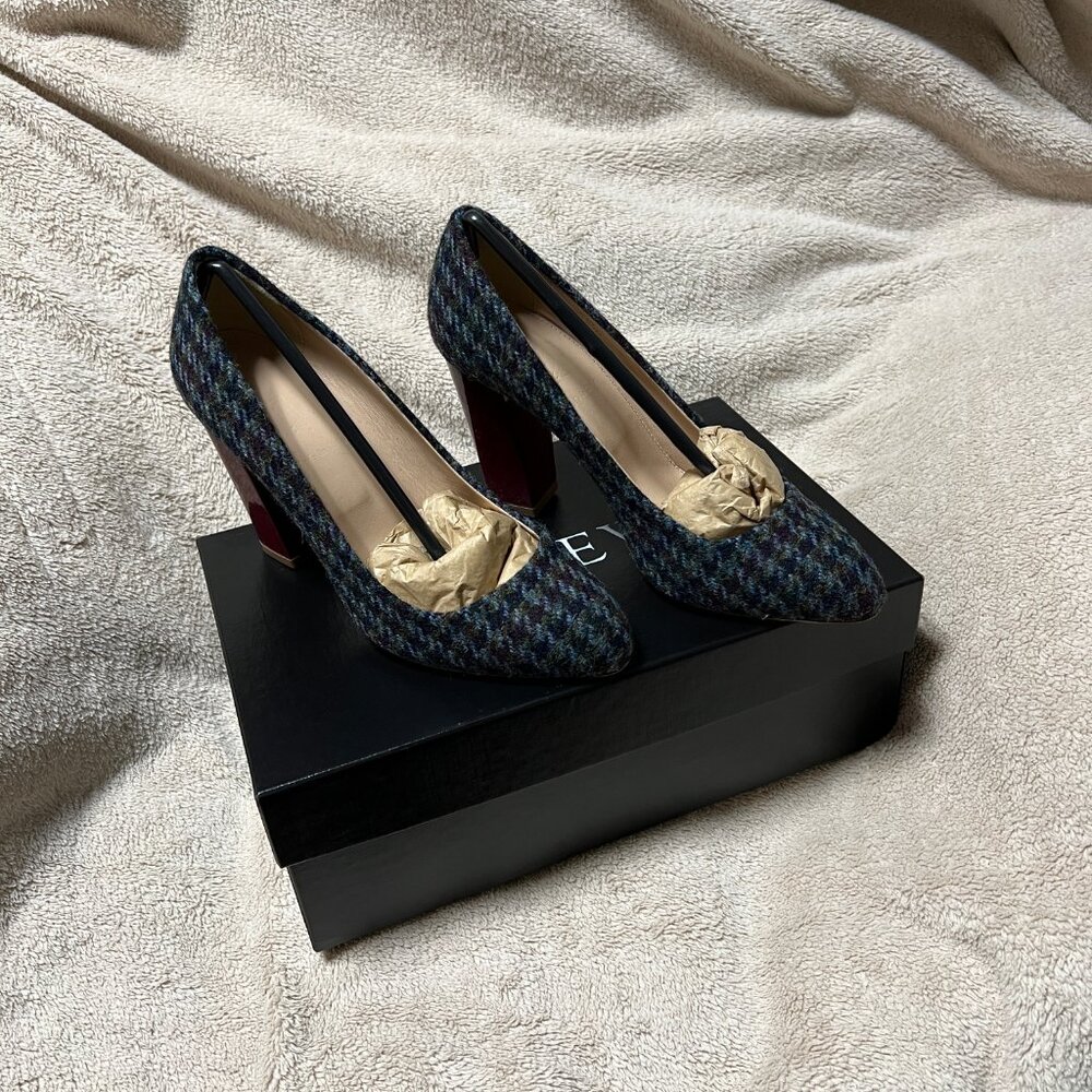 J Crew Coordinating Houndstooth Heels - image 3